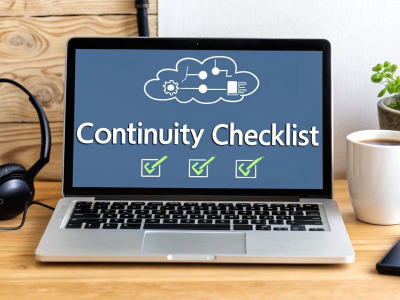 Business Continuity Plan Checklist for Cloud Contact Centers