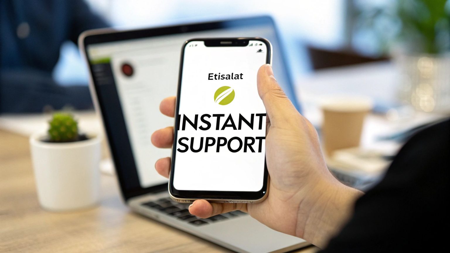 Etisalat Live Chat Makes Support Easier - Cloud Call Center UAE ...