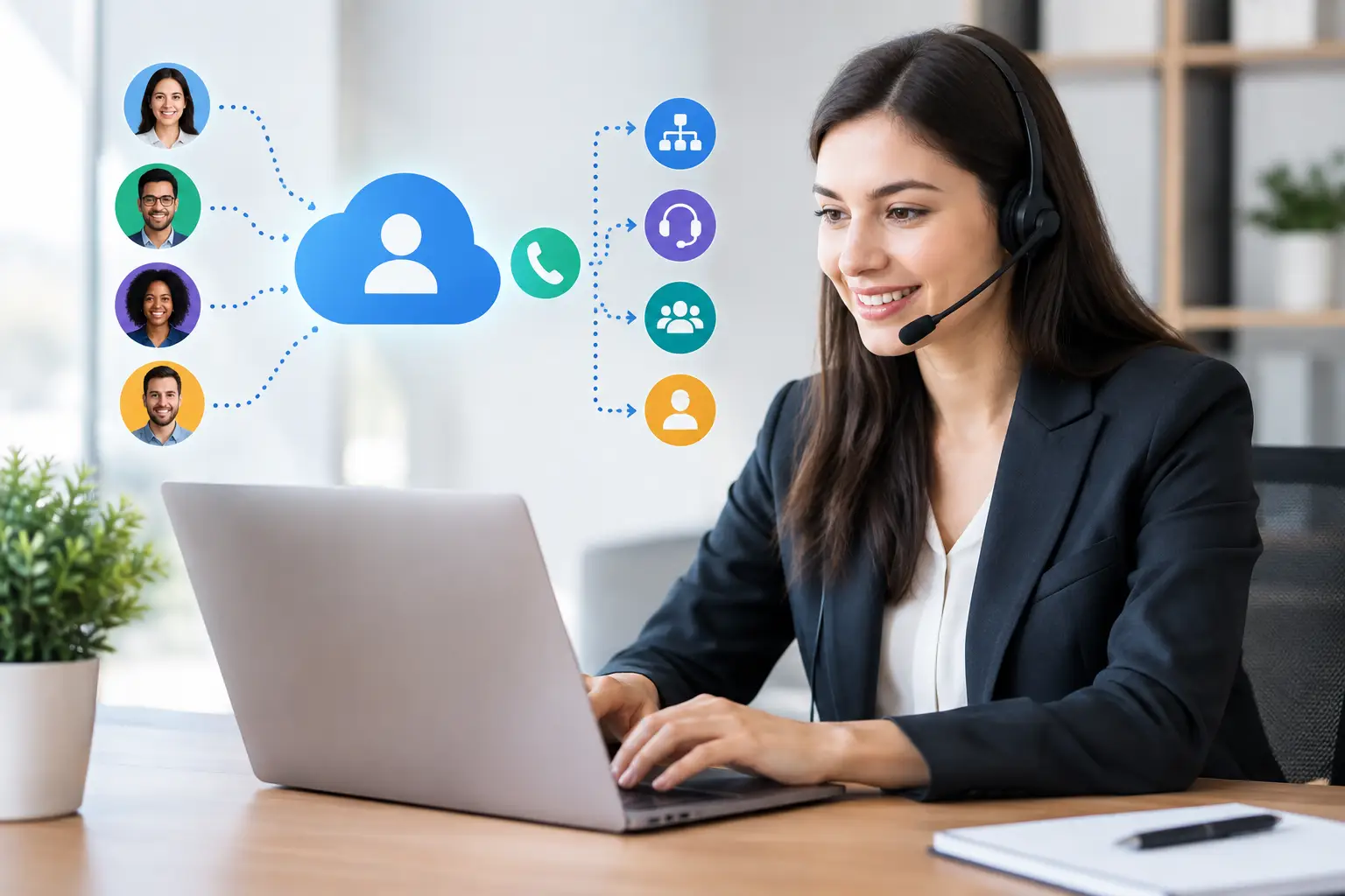 integrate CRM with call routing