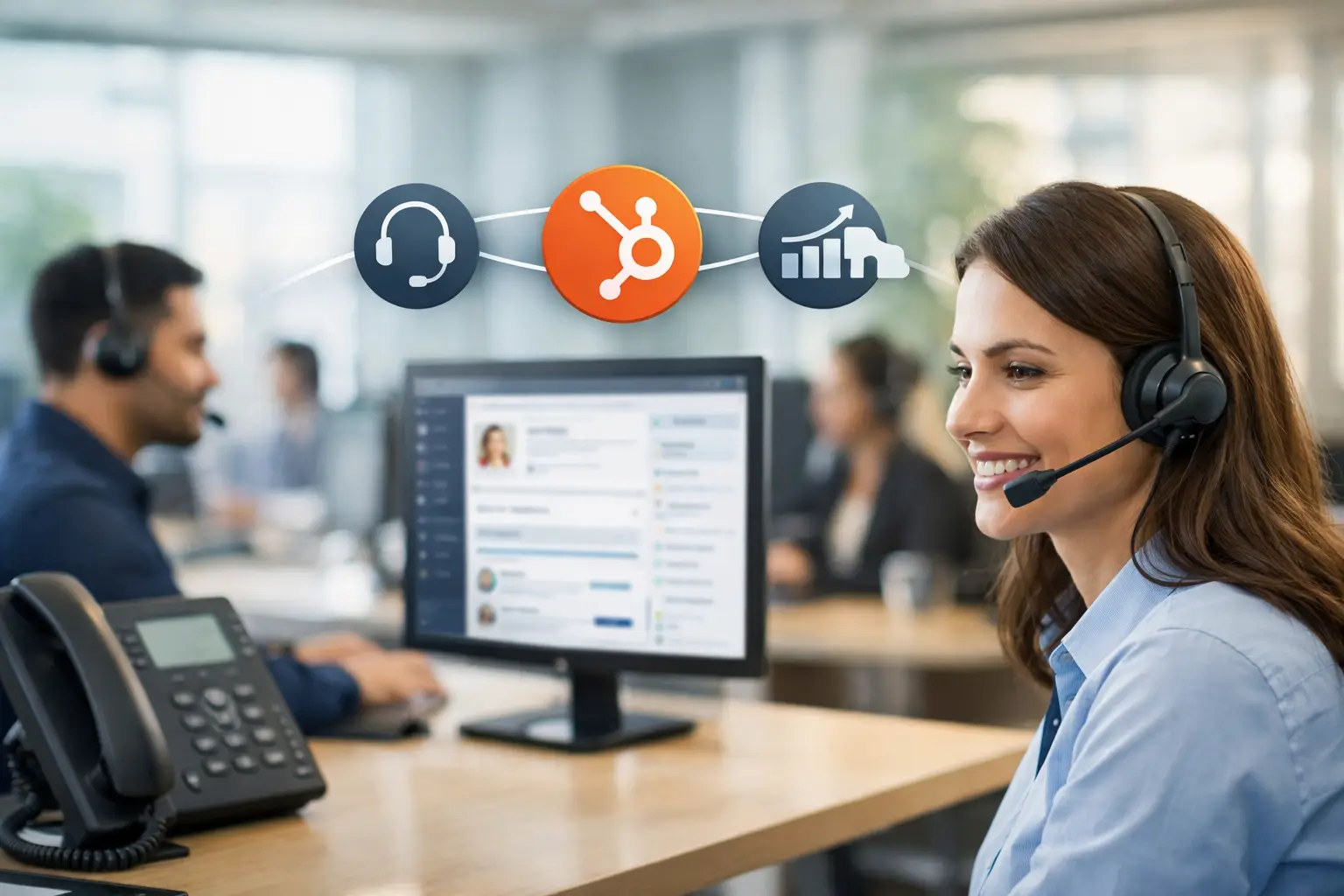HubSpot call center integration